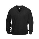 Pull homme en tricot col v autumn dhiver sweat - shirt homme casual chaude leger couleur unie regular ...