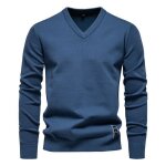 Pull homme tricoté col en v automne hiver casual pullover chaud regular fit couleur unie confortable ... Pull homme tricoté col en v automne hiver casual pullover chaud regular fit couleur unie confortable ...