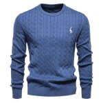 Pull homme tricoté à manches longues casual pullover chaud broderie de cerf col rond pour automne hiver ... Pull homme tricoté à manches longues casual pullover chaud broderie de cerf col rond pour automne hiver ...
