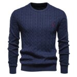 Pull homme tricoté à manches longues casual pullover chaud broderie de cerf col rond pour automne hiver ... Pull homme tricoté à manches longues casual pullover chaud broderie de cerf col rond pour automne hiver ...