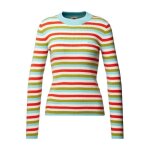 Pull levis femme ray multicolore col rond