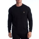 Pull en maille � col rond pour homme us40173038 - le noir