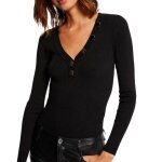 Pull noir femme morgan banbi