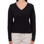 Pull noir femme tommy hilfiger soft ww0ww43505