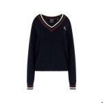Pull oversize  col en v femme guess