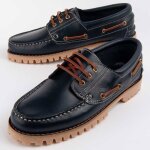 Pull purapiel nautic bleu