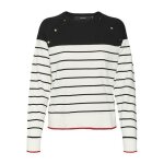 Pull ray alma inspiration marinire liser rouge femme vero moda