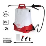 Pulmic pegasus 15 pulv�risateur dorsal �lectrique rechargeable - 3 vitesses batterie au lithium amovible ...