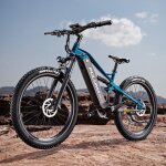 Puluma - ph001 v�lo �lectrique bleu autonomie 140 km moteur 500 w shimano 9 vitesses batterie 48 v 20 ...