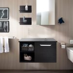 Puluomis meuble de salle de bain meuble sous - vasque avec miroir et 2 Étagères meuble de rangement 71x47x40cm ... Puluomis meuble de salle de bain meuble sous - vasque avec miroir et 2 Étagères meuble de rangement 71x47x40cm ...
