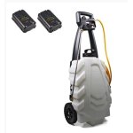 Pulvérisateur autonome Électrique 30l sur chariot - 2 batteries - tuyau de 16 m + lance de 60 cm / 1 ... Pulvérisateur autonome Électrique 30l sur chariot - 2 batteries - tuyau de 16 m + lance de 60 cm / 1 ...