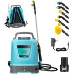 Pulvérisateur électrique 10 l avec six buses bandoulière réglable et lance de pulvérisation pour le jardin ... Pulvérisateur électrique 10 l avec six buses bandoulière réglable et lance de pulvérisation pour le jardin ...