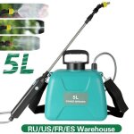 Pulv�risateur pulv�risateur �lectrique avec 3 buses r�glable 5l usb rechargeable pour jardin d�sherbage ...