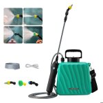 Pulv�risateur �lectrique 5l batterie rechargeable buse r�glable rampe de pulv�risation t�lescopique outils ...