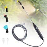 Pulv�risateur �lectrique de jardin aimoonsa ? 3 buses tuyau 3 m usb rechargeable batterie 2200mah