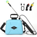 Pulv�risateur �lectrique portable de 5 litres aliment� par batterie avec 3 buses de brumisation et bandouli�re ...