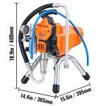 Pulv�risateur sans air avec tuyau haute pression - vevor - pour peinture int�rieure ext�rieure fournitures ...