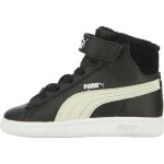 Puma baskets smash v2 mid - enfant - noir