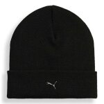 Puma beanie bonnet noir pour femme et homme - metal cat high crown bean puma black 315488