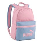 Puma sac  dos rose gris bleu pour fille et garon - phase cb small backpack s poised pink - cool blue ...