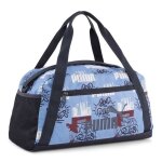 Puma sac de sport bleu bleu fonc pour fille et garon - phase aop sports bag xs cool blue - mid 90ies ...