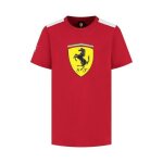 Puma t - shirt homme scuderia ferrari f1 avec grand logo scudetto noir