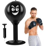 Punching ball de bureau boxe table stress buster sur pied punching ball ballon balle de boxe sac de frappe ...