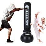 Punching ball enfant et adulte - sac de boxe 180cm punching ball sur pied pour rebondissement immdiat ...