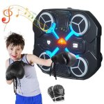 Punching ball musical enfant - bluetooth led rglable abs rsistant (200kg) exercice ludique et efficace ...