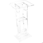Pupitre de conférence 109 cm - vevor - podium sur pied en acrylique - lutrin pour présentation avec large ... Pupitre de conférence 109 cm - vevor - podium sur pied en acrylique - lutrin pour présentation avec large ...