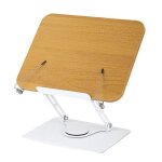 Pupitre de lecture pivotant - bois et acier au carbone - support multifonction rglable - pour tudiants ...