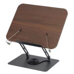 Pupitre de lecture pivotant - bois et acier au carbone - support multifonction rglable - pour tudiants ...