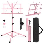 Pupitre de musique pliable pupitre de musique portable 2 - en - 1 et tagre avec sac de transport pupitre ...