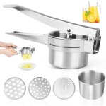 Pur�e de pommes de terre ricer presse puree manuel en acier inoxydable professionnel presse pur�e presse ...