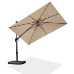Parasol d�port� purple leaf 27 � 36 m avec aluminium rotatif � 360�et tournez 60� des deux c�t�s toile ...