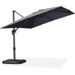 Parasol dport purple leaf 27 x 35 m rectangulaire avec 8 baleines en aluminium et rotation  360 toile ...