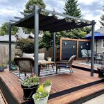 Pergola aluminium 3x3. 65 m toit coulissant tonnelle ext�rieure terrasse jardin cadre gris beige ? purple ...