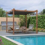 Purple leaf pergola aluminium 3 x 3 m tissu teint en fil pergola pour terrasse extérieur toit coulissante ... Purple leaf pergola aluminium 3 x 3 m tissu teint en fil pergola pour terrasse extérieur toit coulissante ...