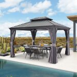Gazebo purple leaf de jardin extérieur 365 x 3 m aluminium tonnelle pavillon toit acier galvanisé gris ... Gazebo purple leaf de jardin extérieur 365 x 3 m aluminium tonnelle pavillon toit acier galvanisé gris ...