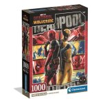 Puzzle 1000 pi�ces - clementoni - marvel deadpool - compact box - fabriqu� en italie