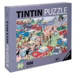 Puzzles - puzzle 1000 pi�ces tintin le rallye de moulinsart + poster 68x48cm (81566)