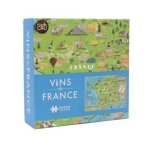 Puzzle 1000 pi�ces vins de france ? professor puzzle 68 x 48 cm poster inclus