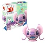 Puzzle 3d - angel - disney stitch - 72 pi�ces - 13 cm de diam�tre - pour enfants � partir de 12 ans