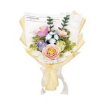 Puzzle 3d en bois � construire - robotime bouquet de printemps diy