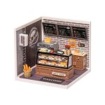Puzzle 3d en bois � construire - robotime super cr�ateur boulangerie de bl� dor� plastique diy maison ...