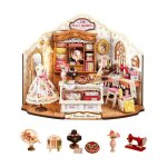 Puzzle 3d en bois  construire - robotime kit de maison miniature  monter soi - mme elsas tailoring ...