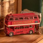 Puzzle 3d en bois  construire - robotime londres tour bus diy