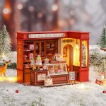 Puzzle 3d en bois � construire - robotime miel dessert parler diy maison miniature