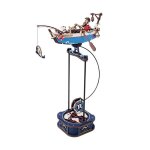 Puzzle 3d en bois  construire - robotime ocean fisher pendule balance jouet puzzle 3d
