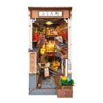 Puzzle 3d en bois  construire - robotime sakura wine alley diy livre nook tagre insrer